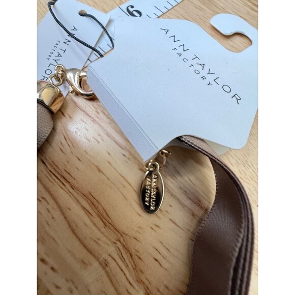 Ann Taylor Factory Ribbon Knotted Cluster Necklace NWT - Picture 4 of 11